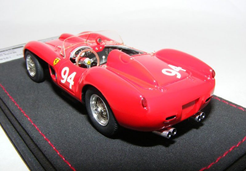 Coches de carreras más laureado Ferrari 250 TR #94, 1958 color rojo